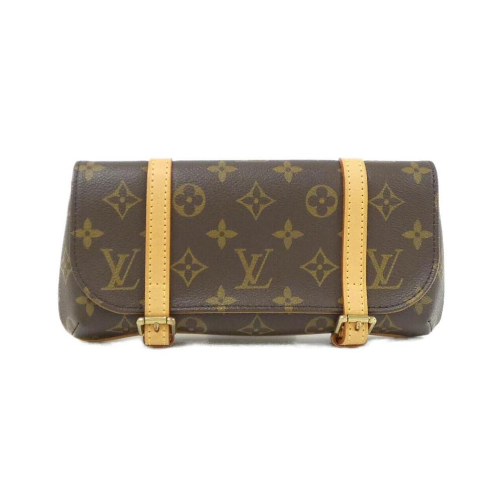 LOUIS VUITTON Brown Monogram Pochette Fanny Pack